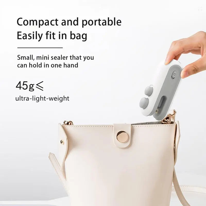 2-in-1 Heat Sealer with Built-in Cutter