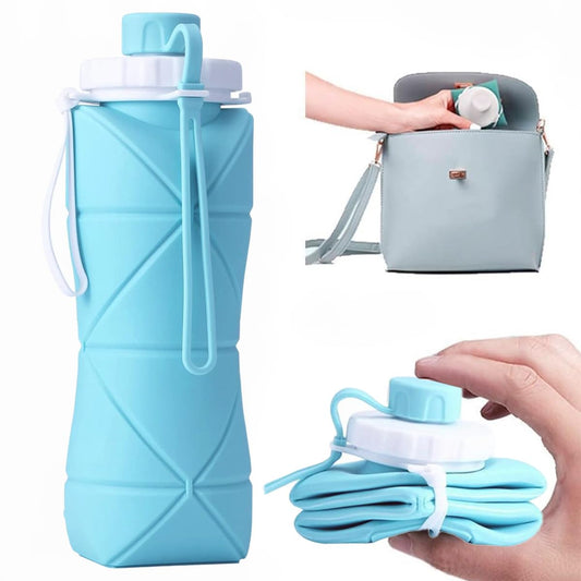 600ml Collapsible & Silicone Bottle